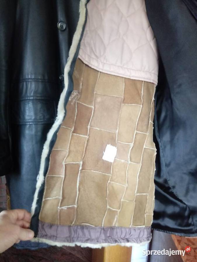 NOWY płaszcz skórzany milicyjny MO drogówki sprzedam
