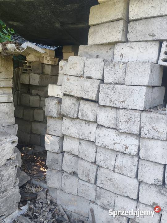 Cegła biała pustak żużlowy Piórków