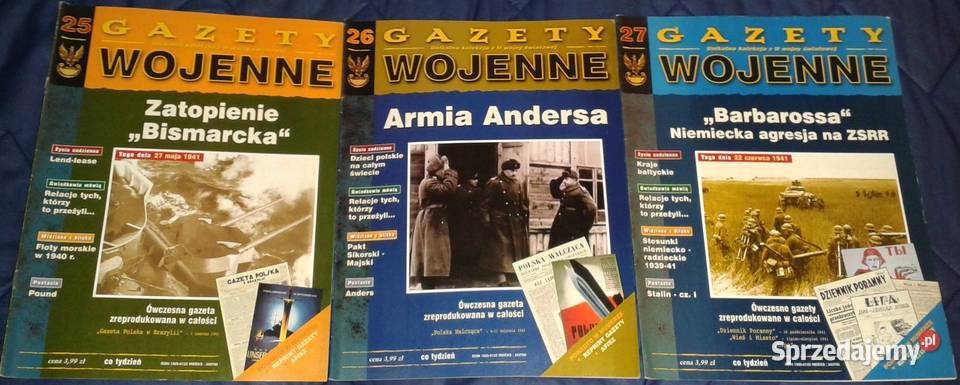 Gazety Wojenne 38 numerów lubelskie