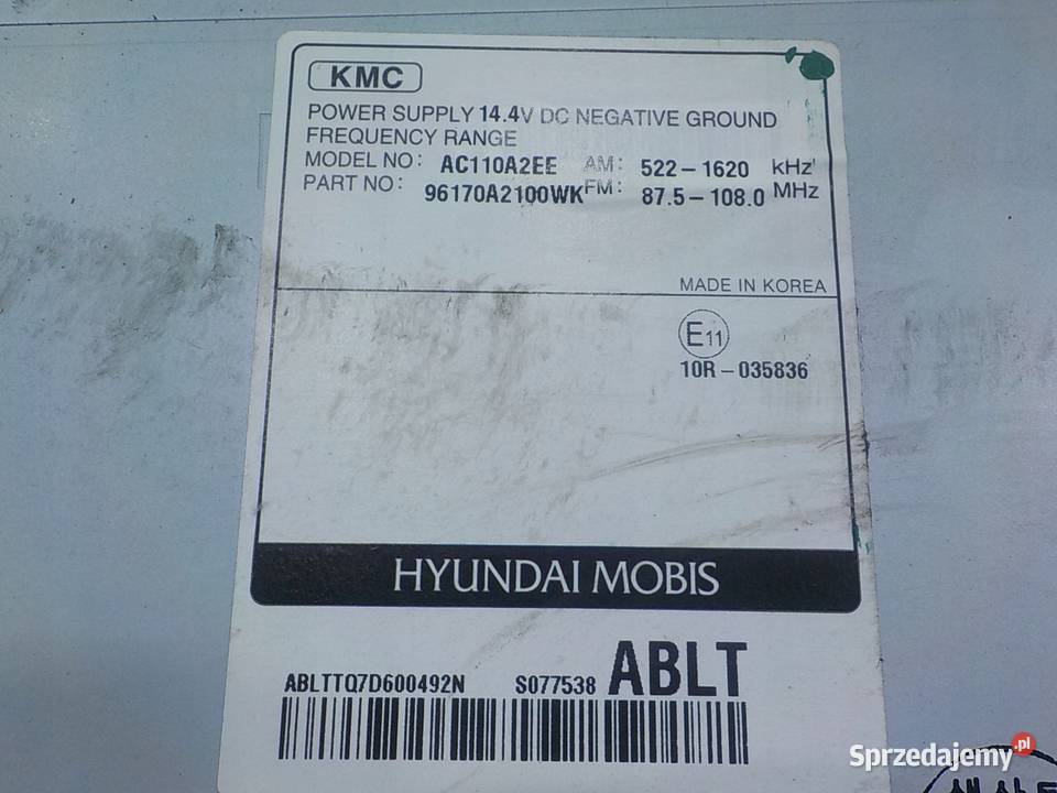 KIA CEED II 16 CRDI 13r HB 5D radio CD Suków