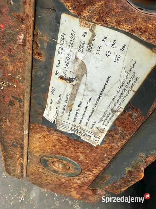 pozycjoner wideł MEYER 2404N LINDE udźwig 2500 łódzkie Działoszyn