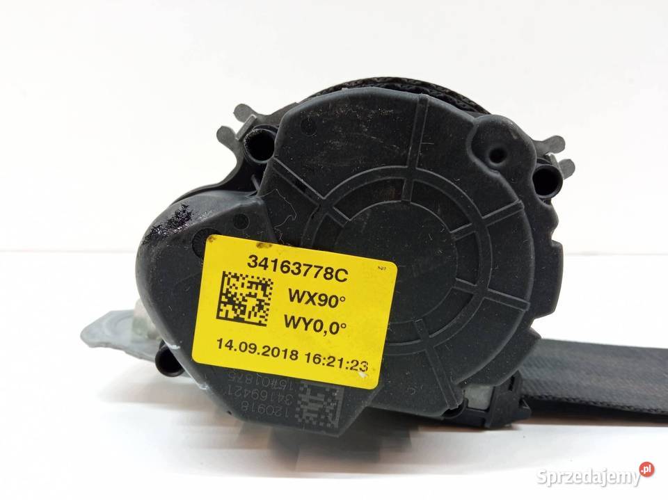 PAS BEZPIECZEŃSTWA PRAWY TYŁ 34163778C Skoda osobowe