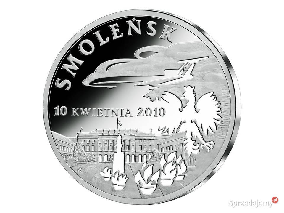 Medal upamiętniający katastrofę smoleńską k41 mazowieckie Warszawa