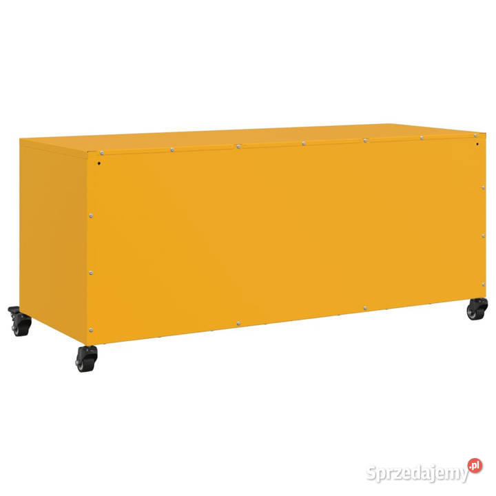 Szafka RTV musztardowa 1005x39x435 stal WM846647 Warszawa