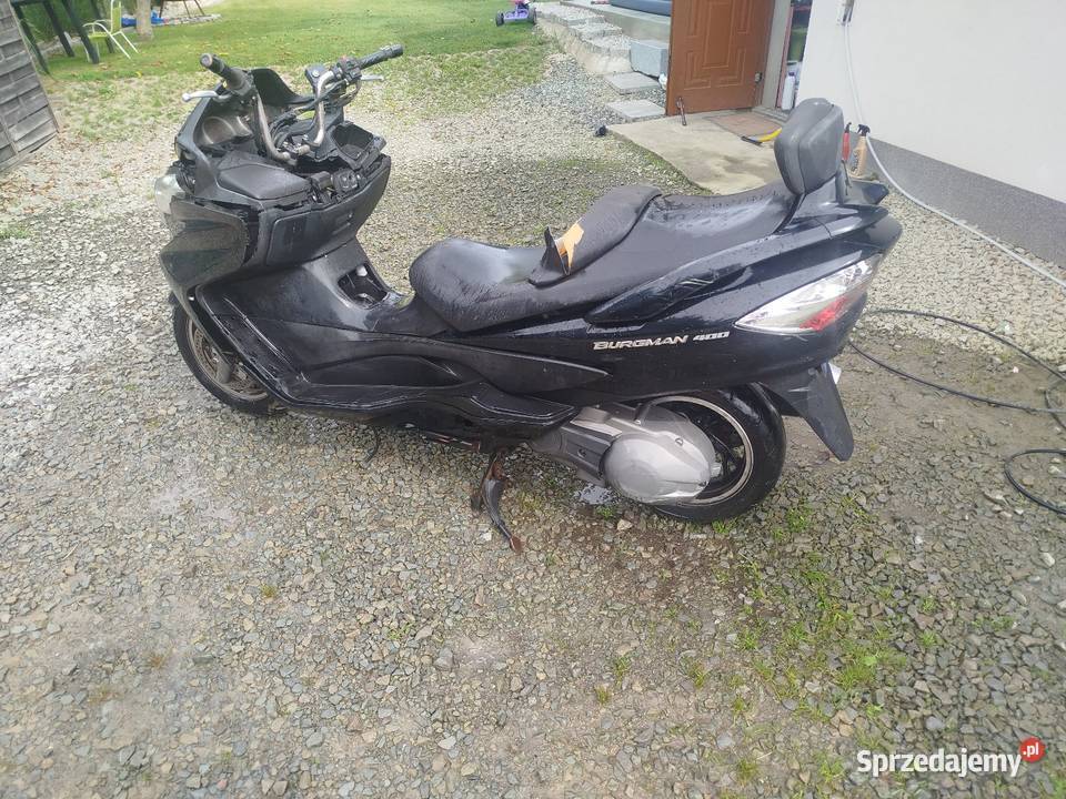 Suzuki Burgman 400 2007r uszkodzony Rok produkcji 2007