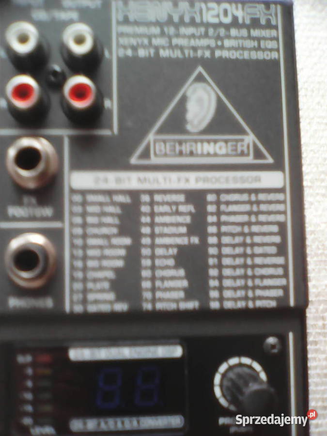 Mixer Behringer Xenyx 1204 FX Ostrowiec Świętokrzyski