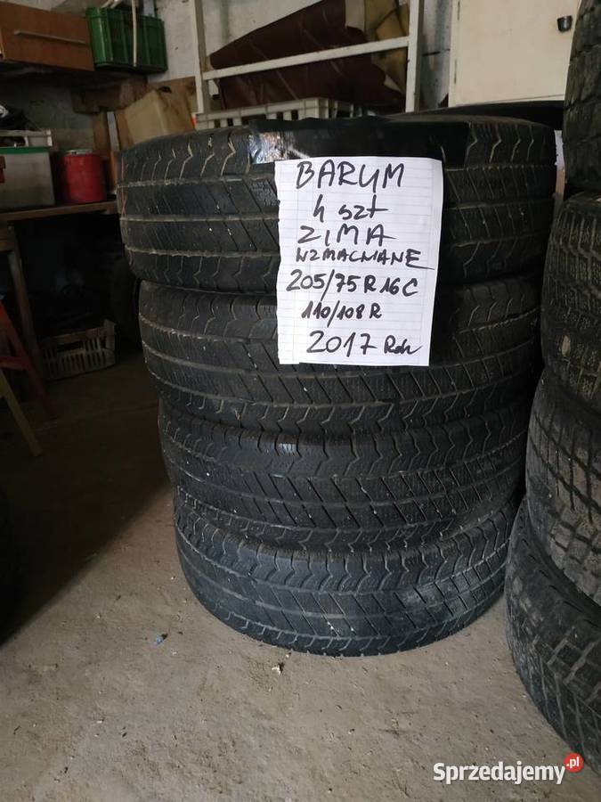 Sprzedam opony wielosezonowe 4 Barum wzmacniane całoroczne Miechów