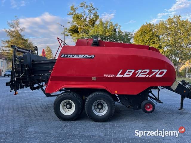 Prasa do słomy , duża kostka Laverda 1270, Case CB 40, Krone 1270