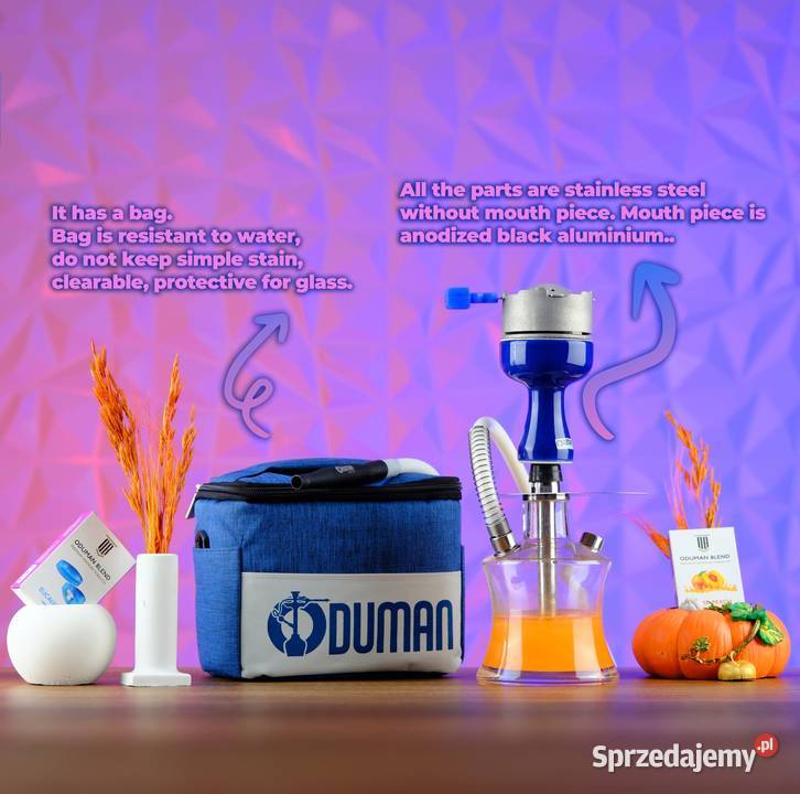 ODUMAN N2 Travel Hookah Fajka Wodna Shisha Łódź