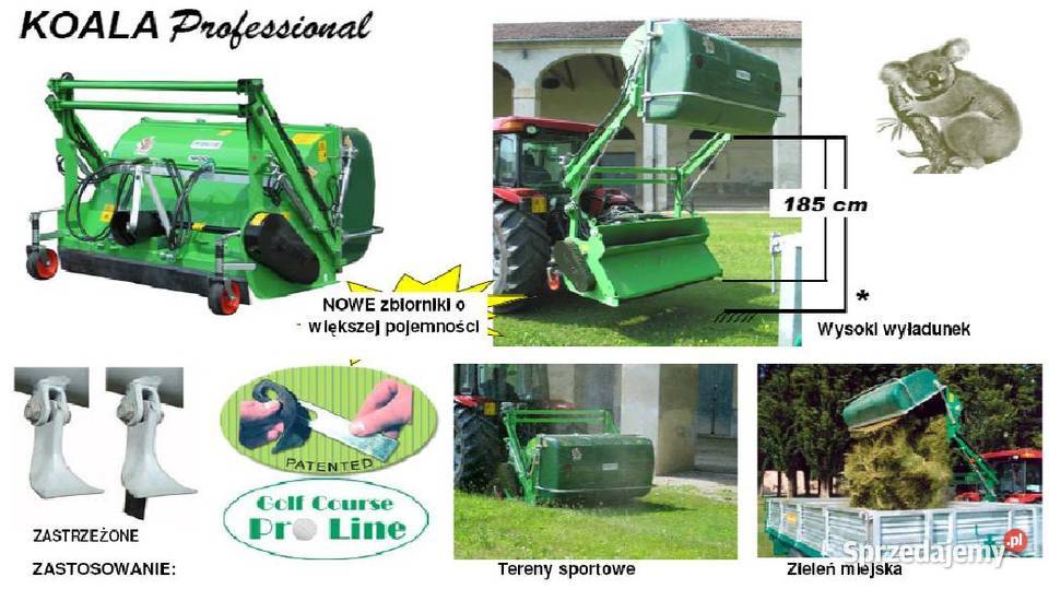 Kosiarka PERUZZO model KOALA 1200 Professional Bijakowe