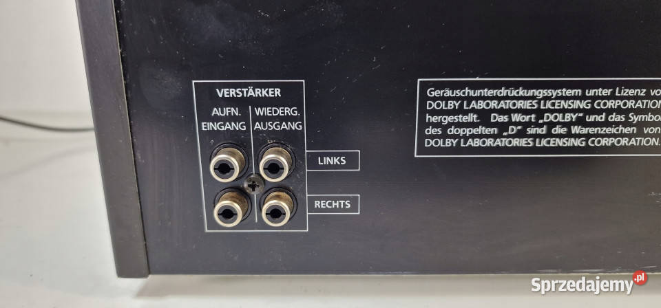 Magnetofon Cassette Deck Telefunken HC860 HC 860 Magnetofony Międzychód