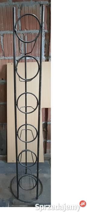 Stojaki na wino i świeczniki z drutu czarny Czachówek