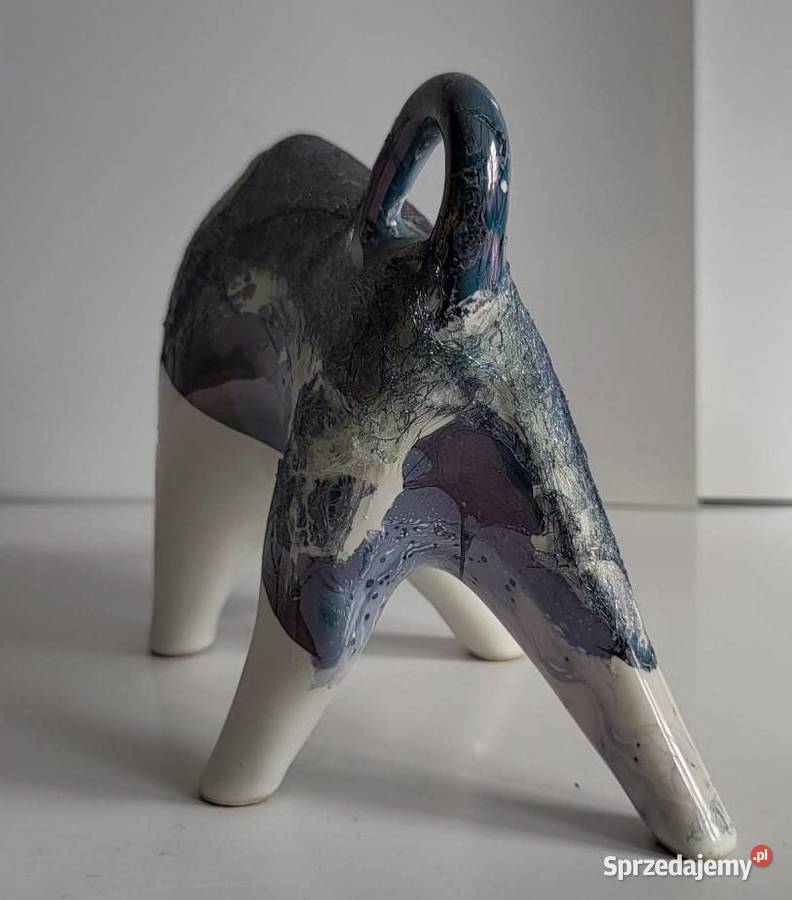 BYK Znak zodiaku Figurka Byczek ceramiczny Sierakowice