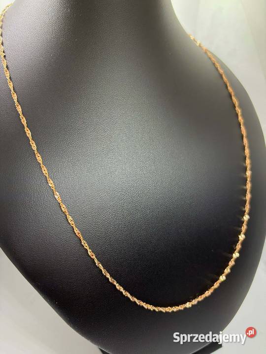 Złoty łańcuszek pr 585 275g Długość 54 Splot Elbląg