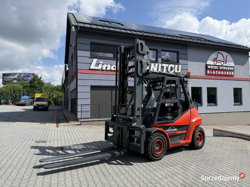 Wózek widłowy Linde H60T02 pozycjoner wideł Wózki widłowe Mogilany