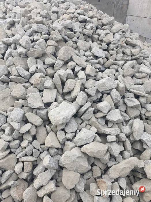 Kruszywo granit kamień gabion 70150mm Słone