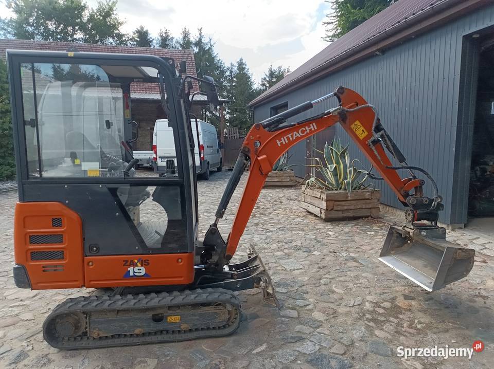 Sprzedam minikoparka Hitachi zx19 300 godzin Dębno