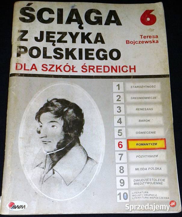 Ściąga Język polski 6 Romantyzm Tersa Bojczewska Chełm