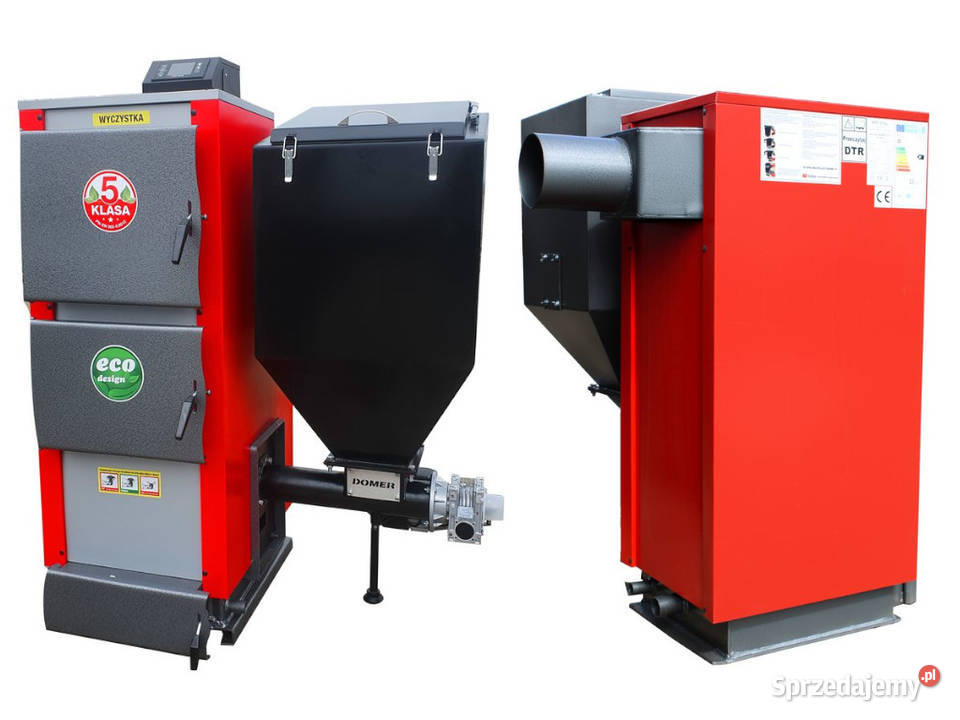 Kocioł co z podajnikiem na ekogroszek 5klasa Dom i Ogród Pleszew sprzedam