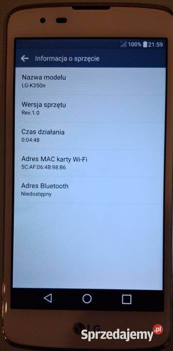 Sprzedam telefon komórkowy LG K8 model 350n Gliwice