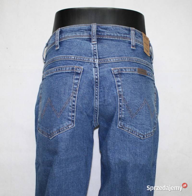 Męskie jeansy Wrangler Regular Stonewash śląskie Tarnowskie Góry