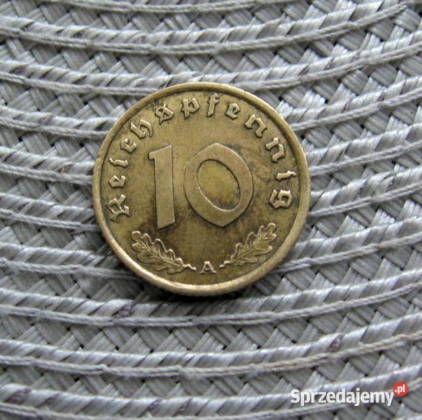 Niemcy 10 Reichspfennig 1939r A