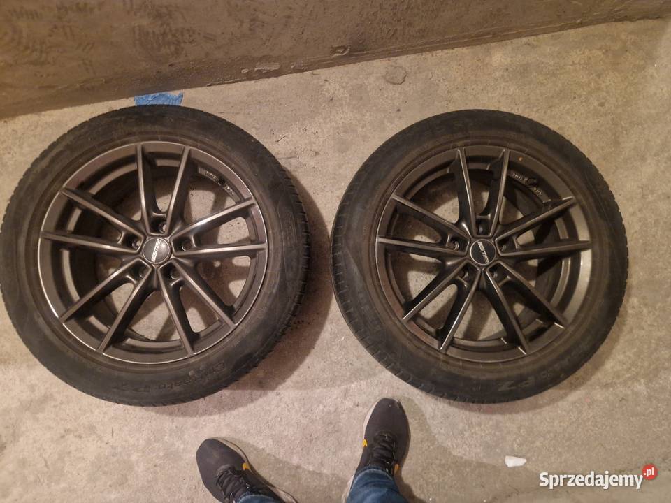 Alufelgi R17 5x112 z oponami letnimi