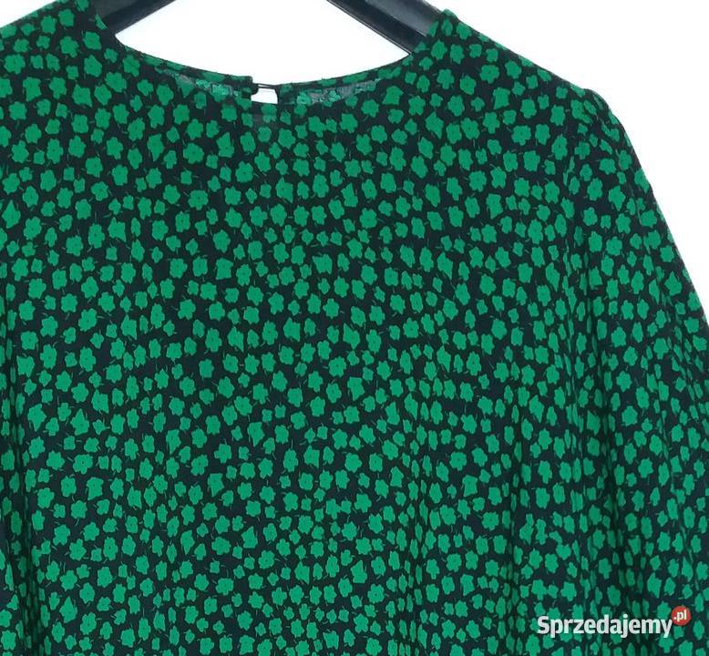 XXL Czarnozielona sukienka HM Odzież damska Gliwice