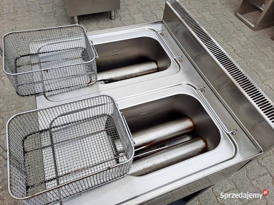 FRYTOWNICA GAZOWA 2 KOMORY 2X8L TECNOINOX M1811N Nowe Skalmierzyce
