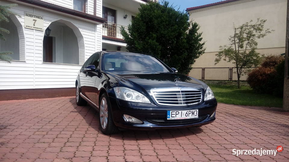 Mercedes S Klasa 320cdi 100 bezwypadkowy 235KM Piotrków Trybunalski sprzedam