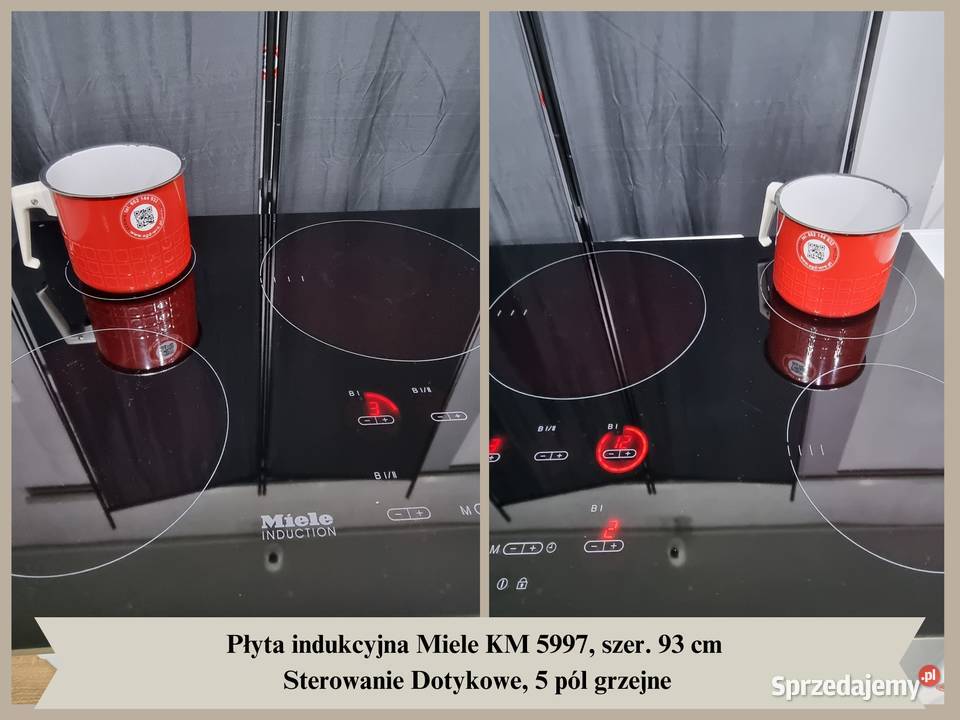Płyta indukcyjna bezramkowa Miele 5997 szer 93 dolnośląskie Wrocław sprzedam
