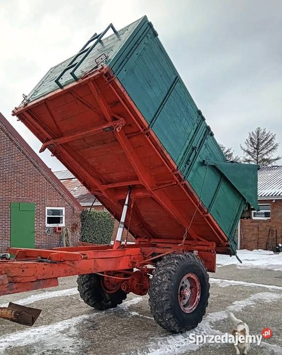 Przyczepa 8 ton wywrotka kiper 3 strony Pokój