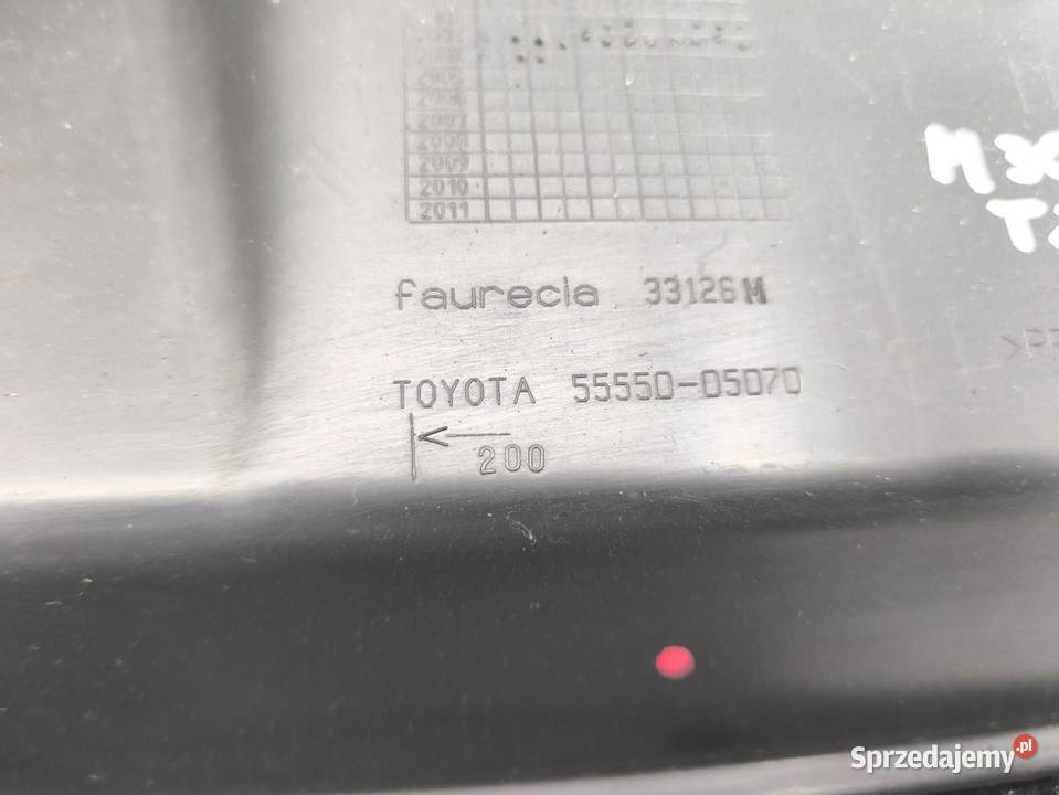 SCHOWEK PASAŻERA TOYOTA AVENSIS II T25 18