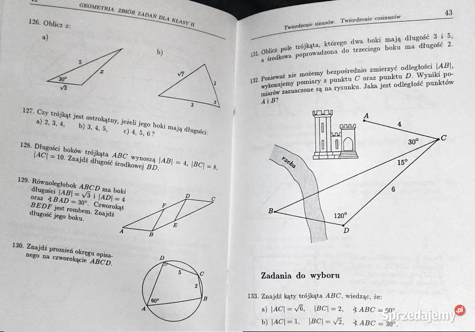 Geometria zbiór zadań kl 2 M Karpiński J Lech Rok wydania 1994