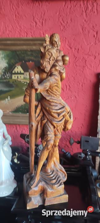 Figurka święty Krzysztof pomorskie Czersk