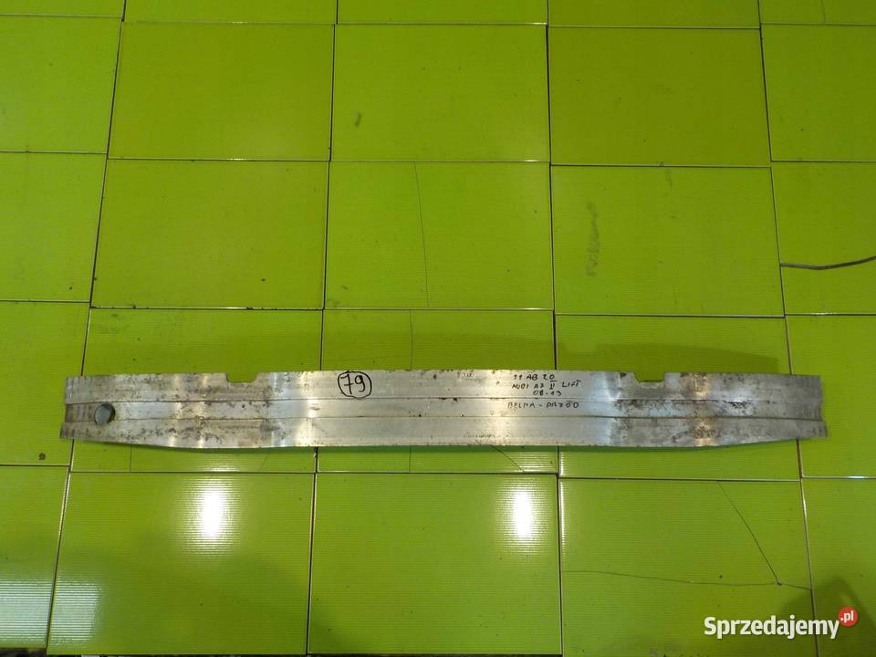 AUDI A3 8P II LIFT 10r belka zderzaka przod Wzmocnienia, belki i wsporniki