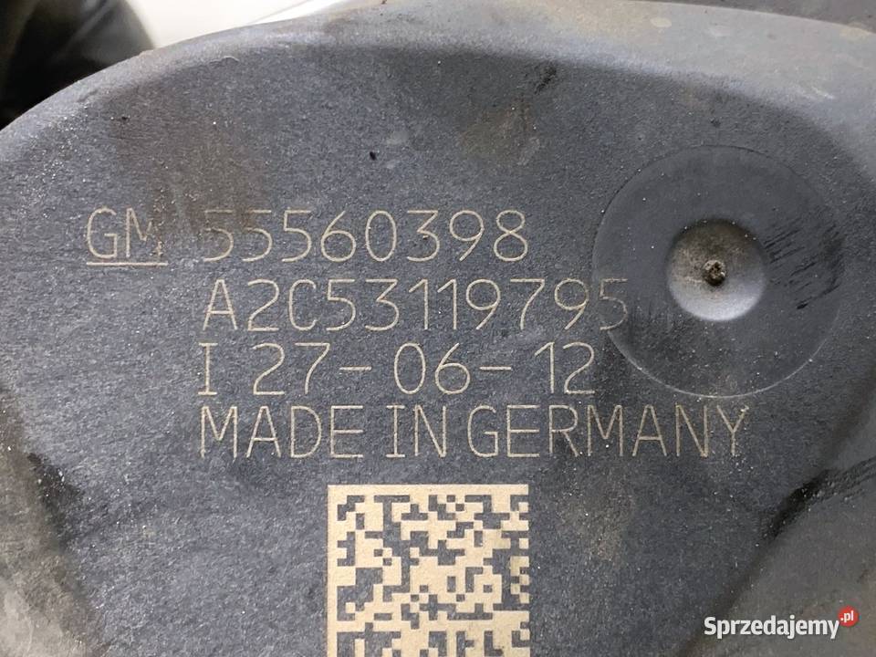 PRZEPUSTNICA CHEVROLET CRUZE 55560398 16 124 osobowe podkarpackie sprzedam