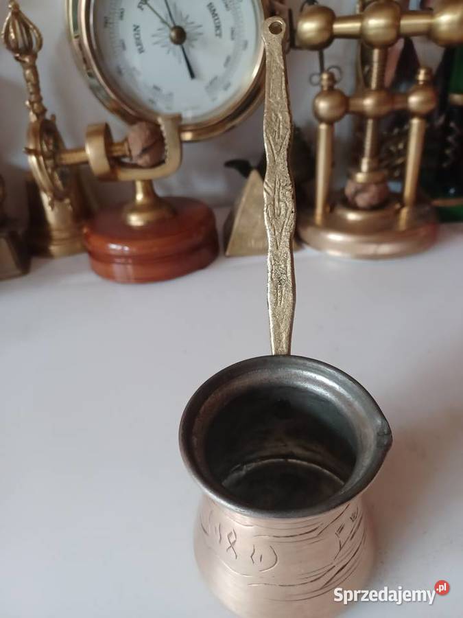 Mosiężny piękny tygiel Kolekcja Poznań sprzedam