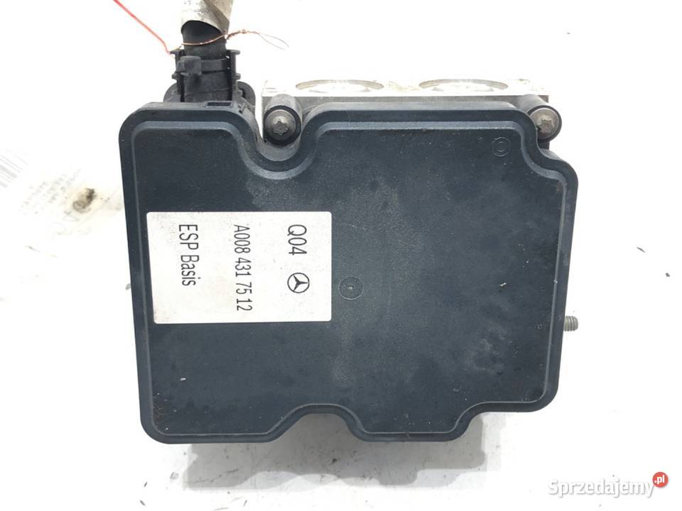 POMPA ABS MERCEDES W246 A0084317512 16 122 1118 osobowe Układ ABS i ESP
