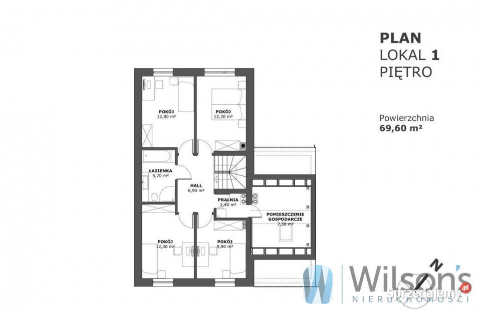 Dom bliźniak 15115m2 Bobrowiec 2 piętra