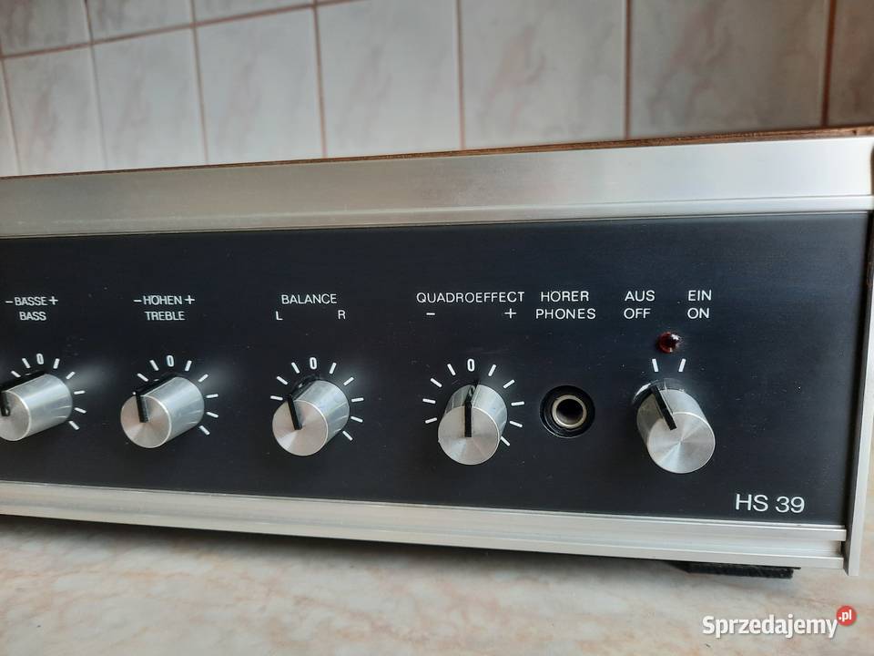 Wzmacniacz Dual HS 39 Qadroeffect na germanach Piasek