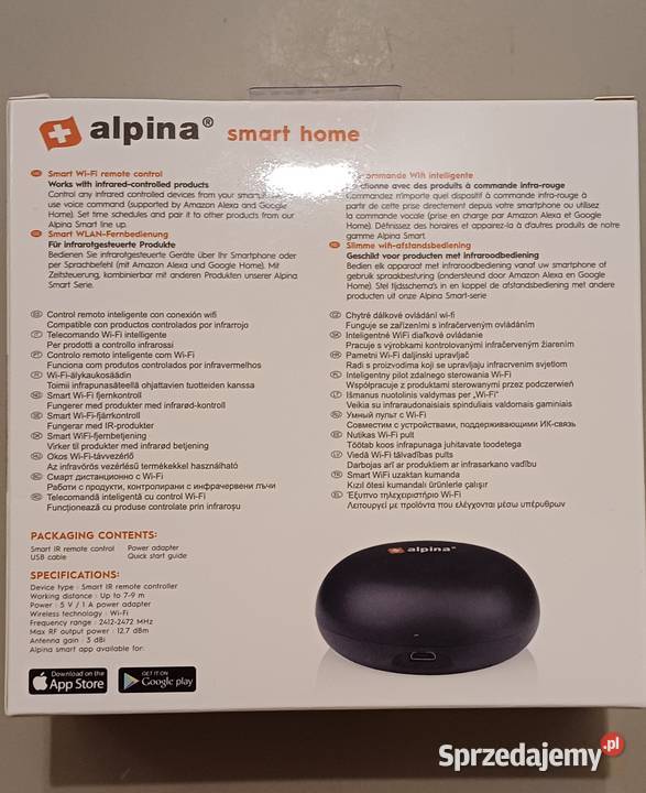 Sterownik Alpina uniwersalny Smart Home WiFI Nądnia