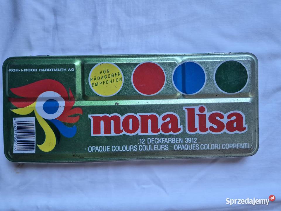 Akwarele w metalowej kasecie