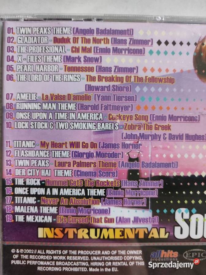 instrumental soundtrack muzyka filmowa cd Płyty i kasety Kielce