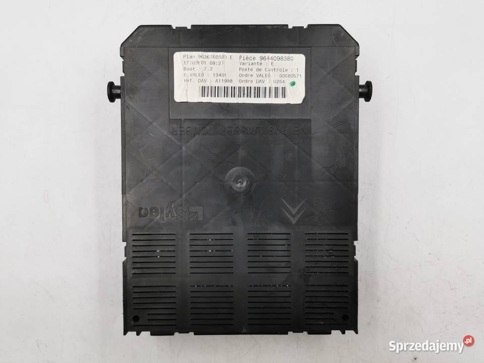 Sterownik Silnika Peugeot 307 16 16v 9638765680 Wyszków