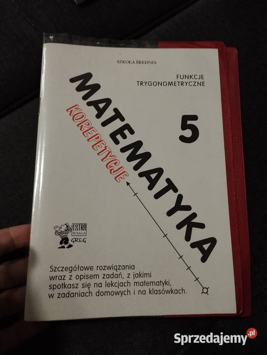 matematyka korepetycje szkoła średnia funkcje Poznań sprzedam