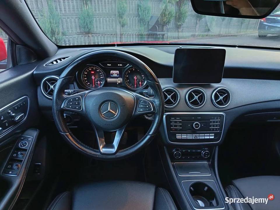 Mercedes Cla 211 koni benzyna Automat 2019 klima czerwony Częstochowa
