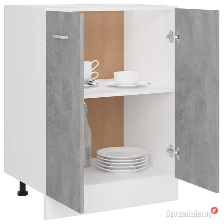 Szafka kuchenna szarość betonu 60x46x815 mazowieckie Warszawa