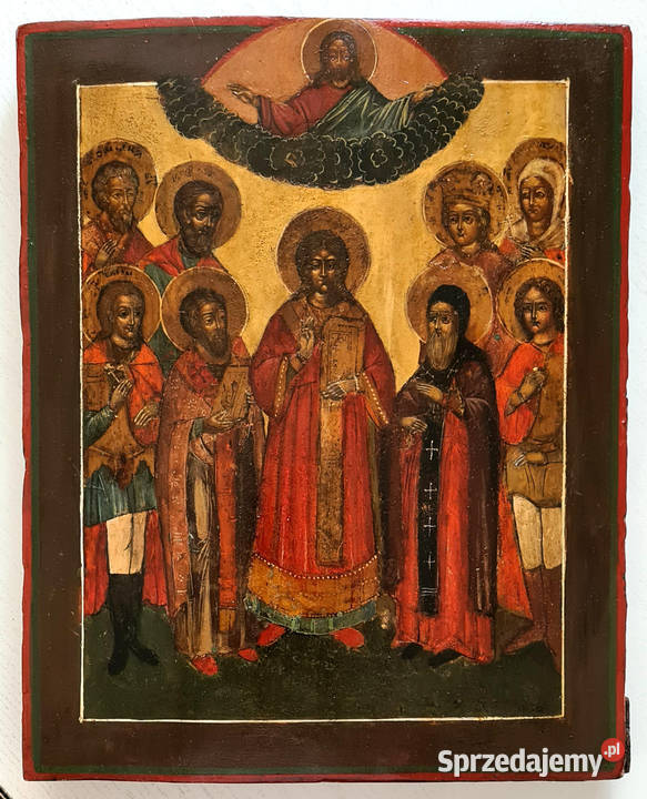 Ikona Święci Samon Awiw i Gurij 0417 Warszawa