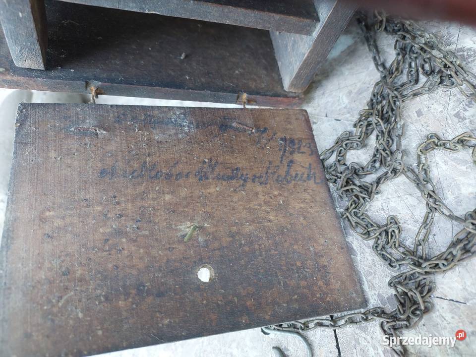Stary zegar ścienny szwarcwald okrągły do Antyki Tczew